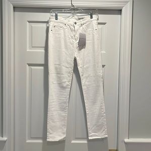 AG white jeans- prima cigarette leg